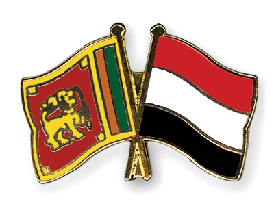 Fahnen Pins Sri-Lanka Jemen