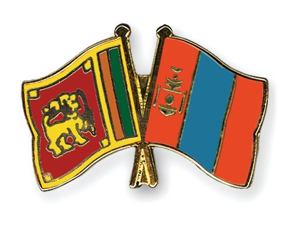 Fahnen Pins Sri-Lanka Mongolei