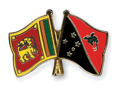 Fahnen Pins Sri-Lanka Papua-Neuguinea