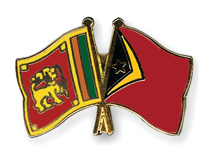 Fahnen Pins Sri-Lanka Timor-Leste