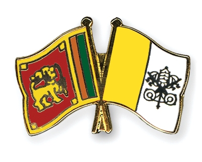 Fahnen Pins Sri-Lanka Vatikanstadt