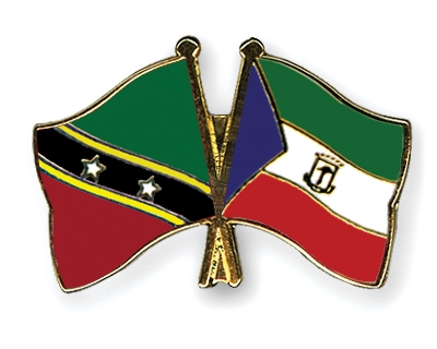 Fahnen Pins St-Kitts-und-Nevis quatorialguinea