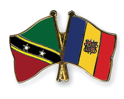 Fahnen Pins St-Kitts-und-Nevis Andorra