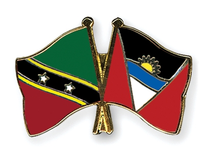 Fahnen Pins St-Kitts-und-Nevis Antigua-und-Barbuda