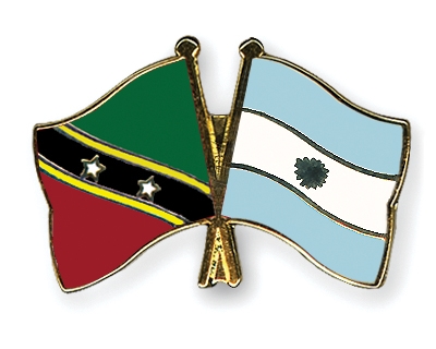 Fahnen Pins St-Kitts-und-Nevis Argentinien