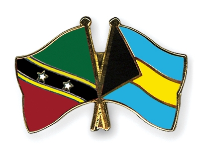 Fahnen Pins St-Kitts-und-Nevis Bahamas