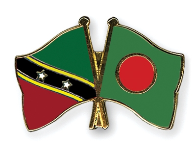 Fahnen Pins St-Kitts-und-Nevis Bangladesch