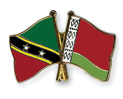 Fahnen Pins St-Kitts-und-Nevis Belarus
