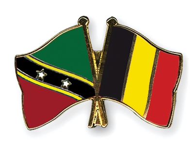 Fahnen Pins St-Kitts-und-Nevis Belgien