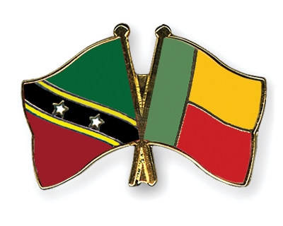 Fahnen Pins St-Kitts-und-Nevis Benin