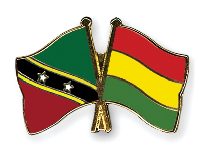 Fahnen Pins St-Kitts-und-Nevis Bolivien
