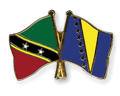 Fahnen Pins St-Kitts-und-Nevis Bosnien-und-Herzegowina