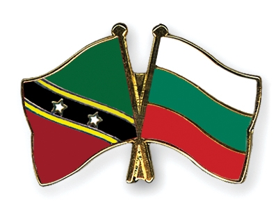 Fahnen Pins St-Kitts-und-Nevis Bulgarien