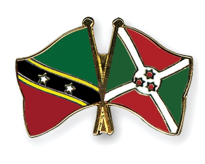 Fahnen Pins St-Kitts-und-Nevis Burundi