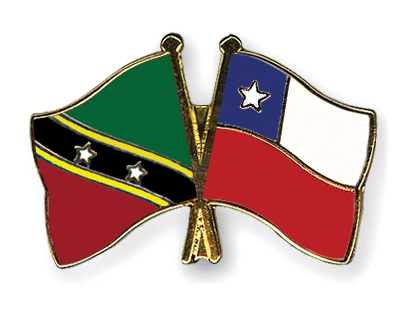 Fahnen Pins St-Kitts-und-Nevis Chile