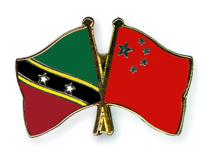 Fahnen Pins St-Kitts-und-Nevis China