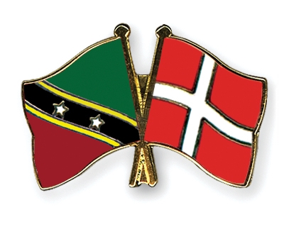 Fahnen Pins St-Kitts-und-Nevis Dnemark