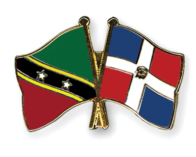 Fahnen Pins St-Kitts-und-Nevis Dominikanische-Republik