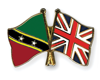 Fahnen Pins St-Kitts-und-Nevis Grossbritannien