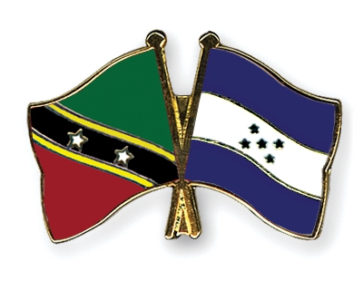 Fahnen Pins St-Kitts-und-Nevis Honduras