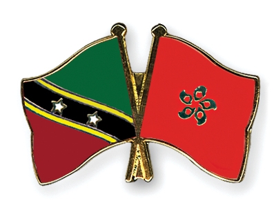 Fahnen Pins St-Kitts-und-Nevis Hong-Kong