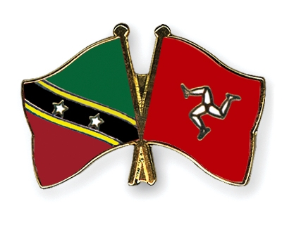 Fahnen Pins St-Kitts-und-Nevis Isle-of-Man