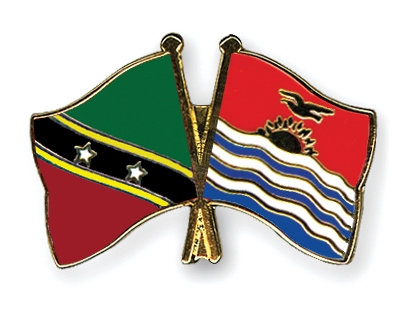 Fahnen Pins St-Kitts-und-Nevis Kiribati