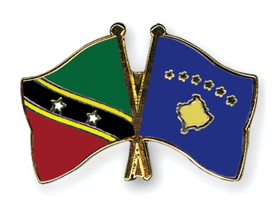 Fahnen Pins St-Kitts-und-Nevis Kosovo
