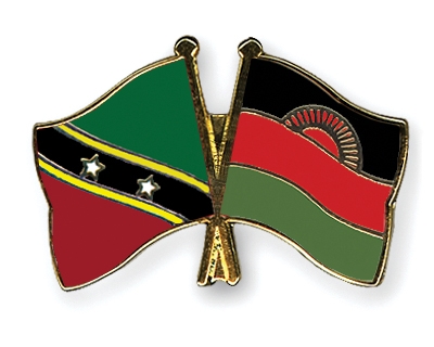 Fahnen Pins St-Kitts-und-Nevis Malawi