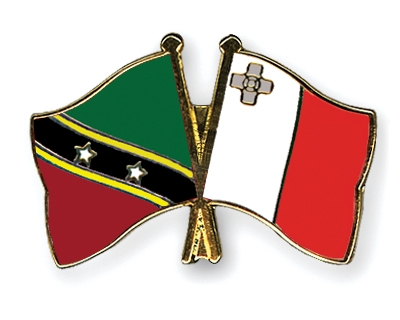 Fahnen Pins St-Kitts-und-Nevis Malta