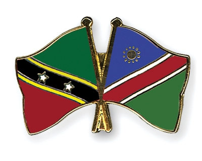 Fahnen Pins St-Kitts-und-Nevis Namibia