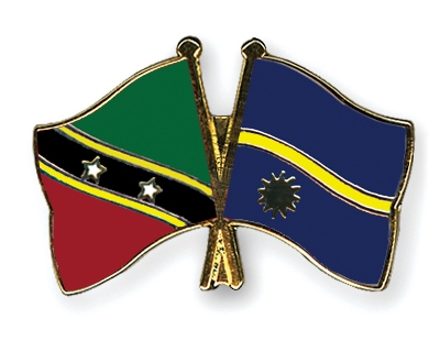 Fahnen Pins St-Kitts-und-Nevis Nauru