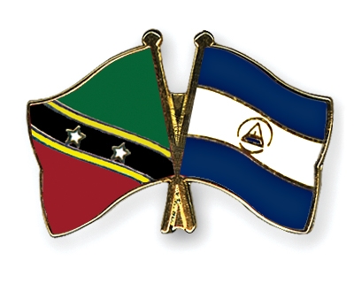 Fahnen Pins St-Kitts-und-Nevis Nicaragua