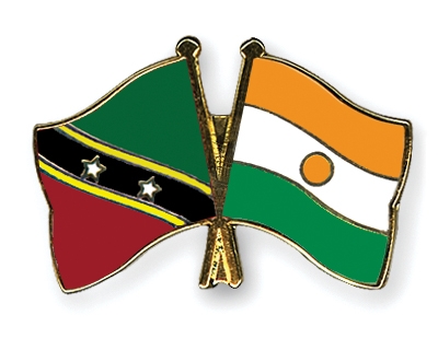 Fahnen Pins St-Kitts-und-Nevis Niger