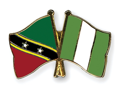 Fahnen Pins St-Kitts-und-Nevis Nigeria