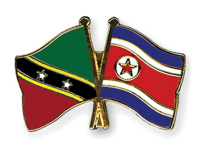 Fahnen Pins St-Kitts-und-Nevis Nordkorea