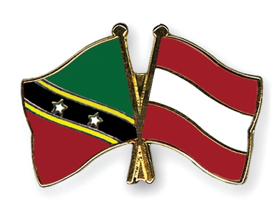 Fahnen Pins St-Kitts-und-Nevis sterreich