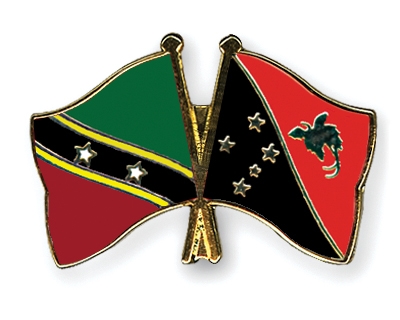 Fahnen Pins St-Kitts-und-Nevis Papua-Neuguinea