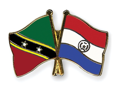 Fahnen Pins St-Kitts-und-Nevis Paraguay