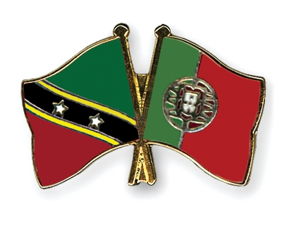 Fahnen Pins St-Kitts-und-Nevis Portugal