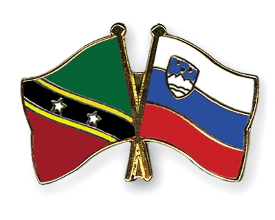 Fahnen Pins St-Kitts-und-Nevis Slowenien