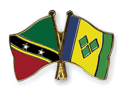 Fahnen Pins St-Kitts-und-Nevis St-Vincent-und-die-Grenadinen