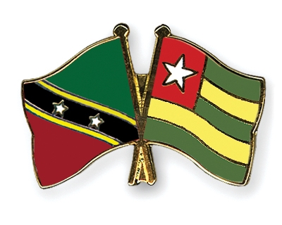 Fahnen Pins St-Kitts-und-Nevis Togo