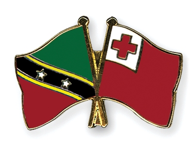 Fahnen Pins St-Kitts-und-Nevis Tonga