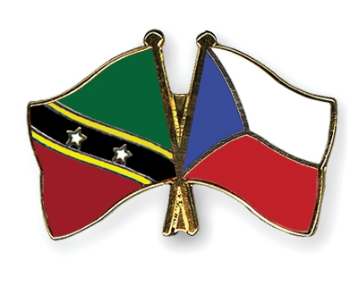 Fahnen Pins St-Kitts-und-Nevis Tschechische-Republik