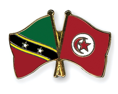Fahnen Pins St-Kitts-und-Nevis Tunesien