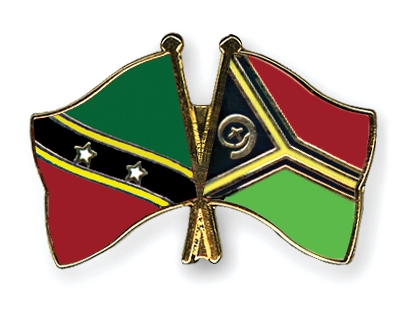 Fahnen Pins St-Kitts-und-Nevis Vanuatu