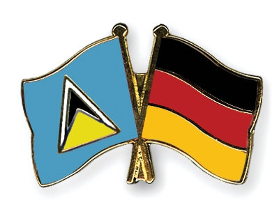 Fahnen Pins St-Lucia Deutschland