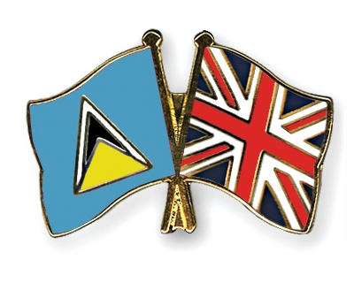 Fahnen Pins St-Lucia Grossbritannien