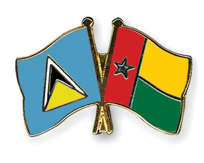 Fahnen Pins St-Lucia Guinea-Bissau